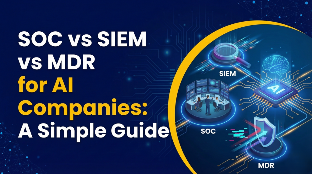 Cybersecurity Services for AI Companies: SOC, SIEM, MDR, What’s the Difference?